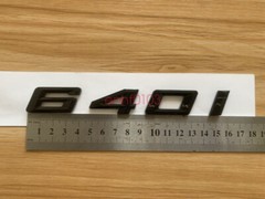 Gloss Black 3D ABS Letters Trunk 640i Emblem Rear Badge for BMW 2017-2022 640i