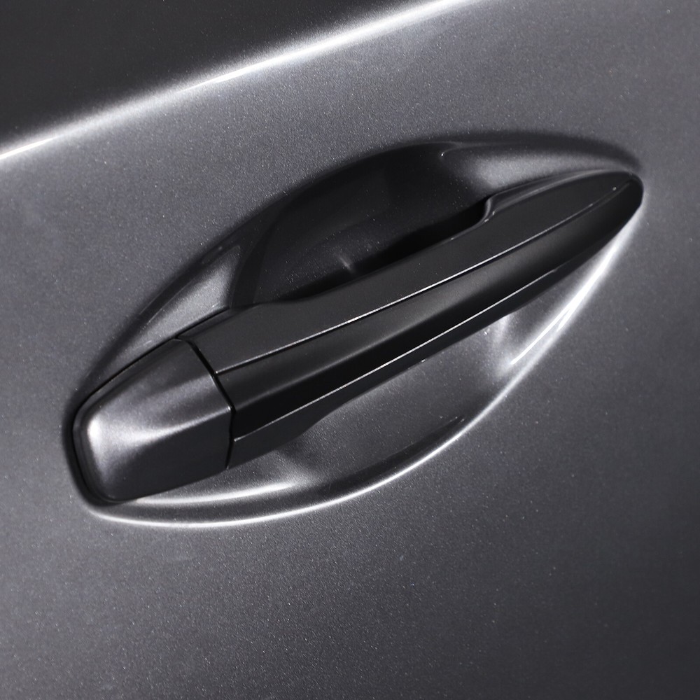 4pcs Matte Black Door Handle Overlay Decal Vinyls Fits 2014-23 Infiniti Q50