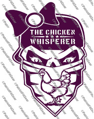 The Chicken Whisperer, Chicken,Female,Poultry Farm,Hen,Fowl,Custom Vinyl Decal