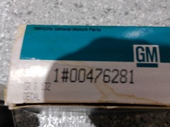 78 ONLY Corvette Front Fender “LIMITED EDITION” Decals (2)-GM #476281–NOS