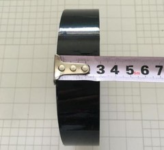 High Gloss Black Film Vinyl Tape , Automotive Grade Tape Car Wrap Bubble Free