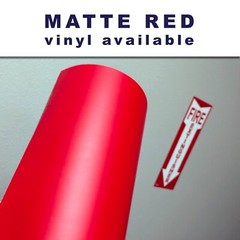 VINYL: Matte RED TRD UPPER FRONT GRILLE LETTERS FOR TUNDRA 2022 2023 2024 2025