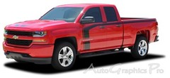2016-2018 FLOW Chevy Silverado Special Edition Rally Racing Stripe Vinyl Graphic