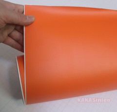 Orange Stretch Matte Dull Finish PVC Car Vinyl Wrap Sticker Film Bubbles Free US