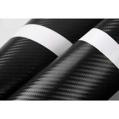75″x17″ Carbon Fiber Stripes Hood Roof Trunk Stickers Universal Race Car Decals