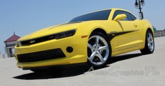 SWITCHBLADE Hood Side Spears Vinyl Decals Stripes 3M Pro Vinyl 2013 2014 Camaro