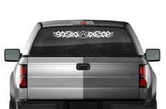 166-02 DOG PAW PRINT Windshield Decal Window Sticker Vinyl Banner Dog Lover SUV