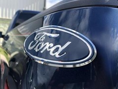 Chroma 41701 Ford Blue Oval Aluminum Domed Bendable Decal Emblem 2″ x 5 1/4″