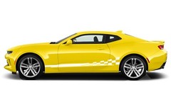 Finishing flag stripes graphics stickers decal compatible with Chevrolet Camaro