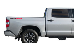 USA Flag Decals Fits Toyota Tundra 2007-2021 Double Cab Crew Max TRD Pro TC4