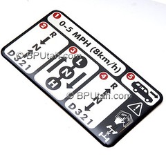 Land Rover Discovery 2 Transfer Case Center Differential CDL Diff Decal Sticker