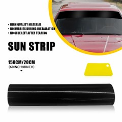 Car Window Sun Visor Strip Tint Film Front Windshield UV Shade DIY Decal Banner