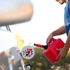 High Gas Consumption Decal Funny Fuel Gage Sticker
