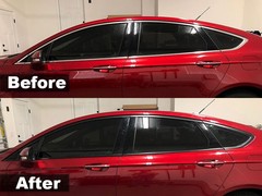 CRUX MOTORSPORTS WINDOW CHROME BLACK OUT FITS 2017 – 2021 FORD FUSION