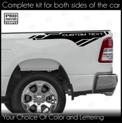 Side Bed Box Tail Decals Stripes For Chevrolet Silverado Colorado S10 WT LT EV