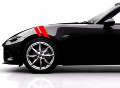 2″&3″ Fender Hash Bar vinyl Rally Sport RACING STRIPES (Fits Mazda MIATA MX-5)