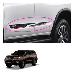 Car Styling Sticker Decal Black For Toyota Fortuner Suv 2015 2018