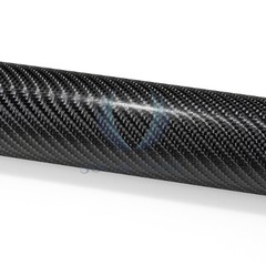 4D Carbon Fiber Black Semi Glossy Vinyl Wrap Decal Sheet Bubble Free Sheet Film