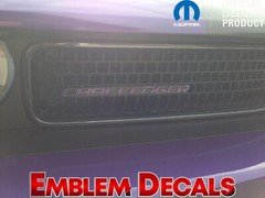 Dodge Challenger Grill Emblem Decal 2008 2009 2010 2011 2012 2013 2014
