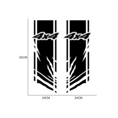 4X4 Vinyl Graphics Sticker Car Pickup Rear Trunk Side Fender Decal Decoration