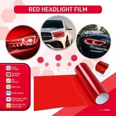 8 Colors Premium Glossy Headlight Taillight Fog Light Vinyl Sticker Tint Film US