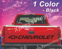 CHEVY Truck Decals CHEVROLET Sticker Silverado 1500 Tailgate Letters 454 SS