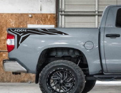 4X4 PRO STYLE BED SIDE VINYL GRAPHICS DECALS FIT TOYOTA TUNDRA 14/23 MODELS