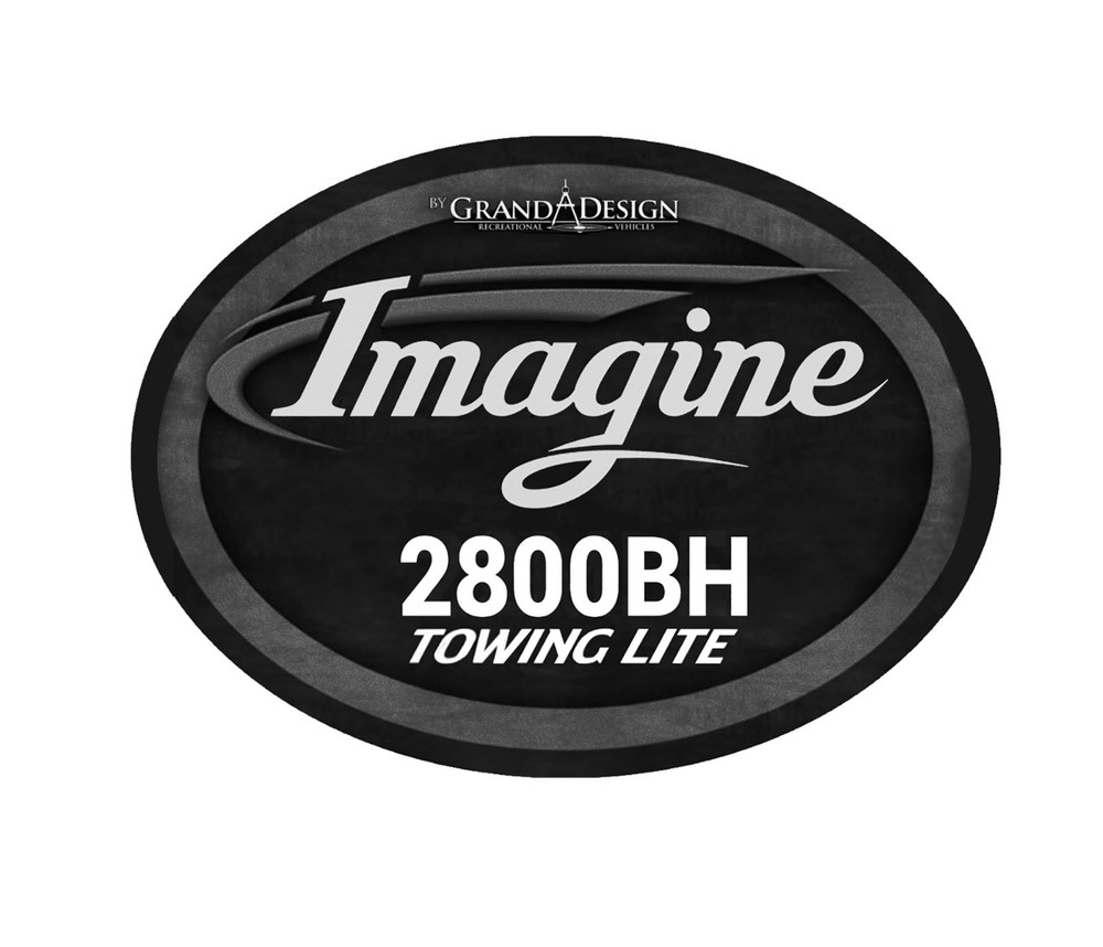 1 RV Trailer Camper Imagine 2800BH Towing Lite Logo Decal Graphic-3085-3