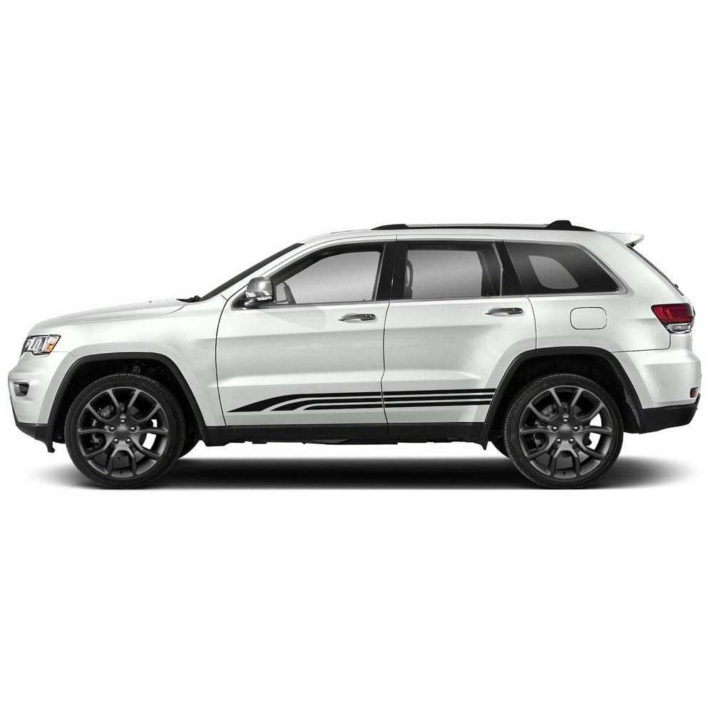 Lower triple stripes graphics stickers decal compatible with Jeep Grand Cherokee