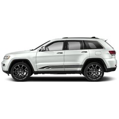 Lower triple stripes graphics stickers decal compatible with Jeep Grand Cherokee