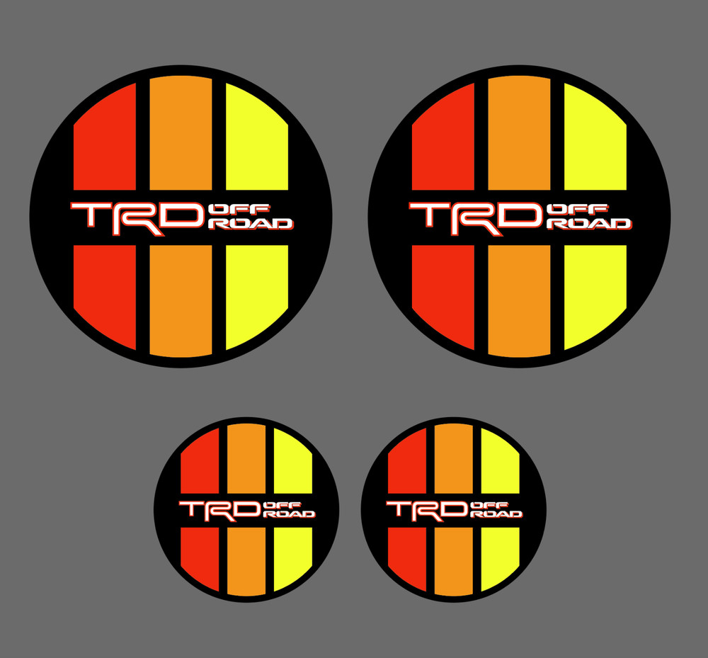 Toyota TRD OffRoad 4Runner Sticker Decal Retro 4 Runner Tacoma FJ Tundra 4 for 1