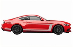 Racing Stripe Graphic Decal Sticker For Ford Mustang Coupe GT Shelby GT500 GT350