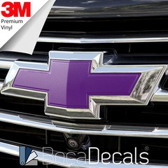 BocaDecals Emblem Overlay Insert Decals For 2018-2023 Chevy Traverse (Set of 2)
