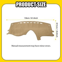 For Toyota Sienna 04-10 Inside Dashboard Cover Dash Mat Sunshade Pad beige 1-5X