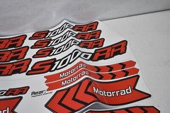 Automotive Racing Stickers Red/Black/White For BMW S1000RR Motorcycles