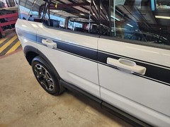 2021+ For FORD BRONCO Sport Vinyl Graphic Decal Stripe Vinyl MATTE BLACK
