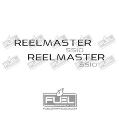 Toro Reelmaster 5510 Premium Vinyl Decal 2-Pack – 18.25″ wide x 3″ tall