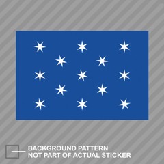 Personal Flag of George Washington Flag Sticker Decal Vinyl