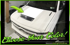 Hood Graphic Stripes Style 1 Fits 2017 Chevy Silverado HD