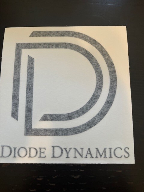 Diode Dynamics LIGHTS DECAL 5X5 BLACK OFF ROAD RACING OFF ROAD LIFE
