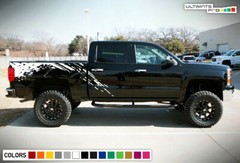 Mud splash For Silverado decal 2007 2014 2015 2017 bed graphics sticker bumper