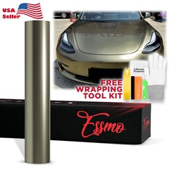 ESSMO PET Super Gloss Metallic Millennium Jade Car Vinyl Wrap Decal Like Paint