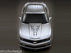 Flame Classic Reflective CAMO Vinyl Decal Hood Sticker Car Van Truck Vehicle SUV