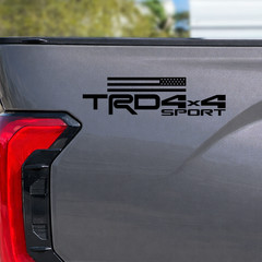 TRD 4X4 Sport Toyota Tundra 2024 2025 vinyl decals stickers bedside Pair