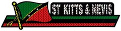 St. Kitts & Nevis Flag 3″x12″ Reflective Decal Bumper Sticker DCX-198