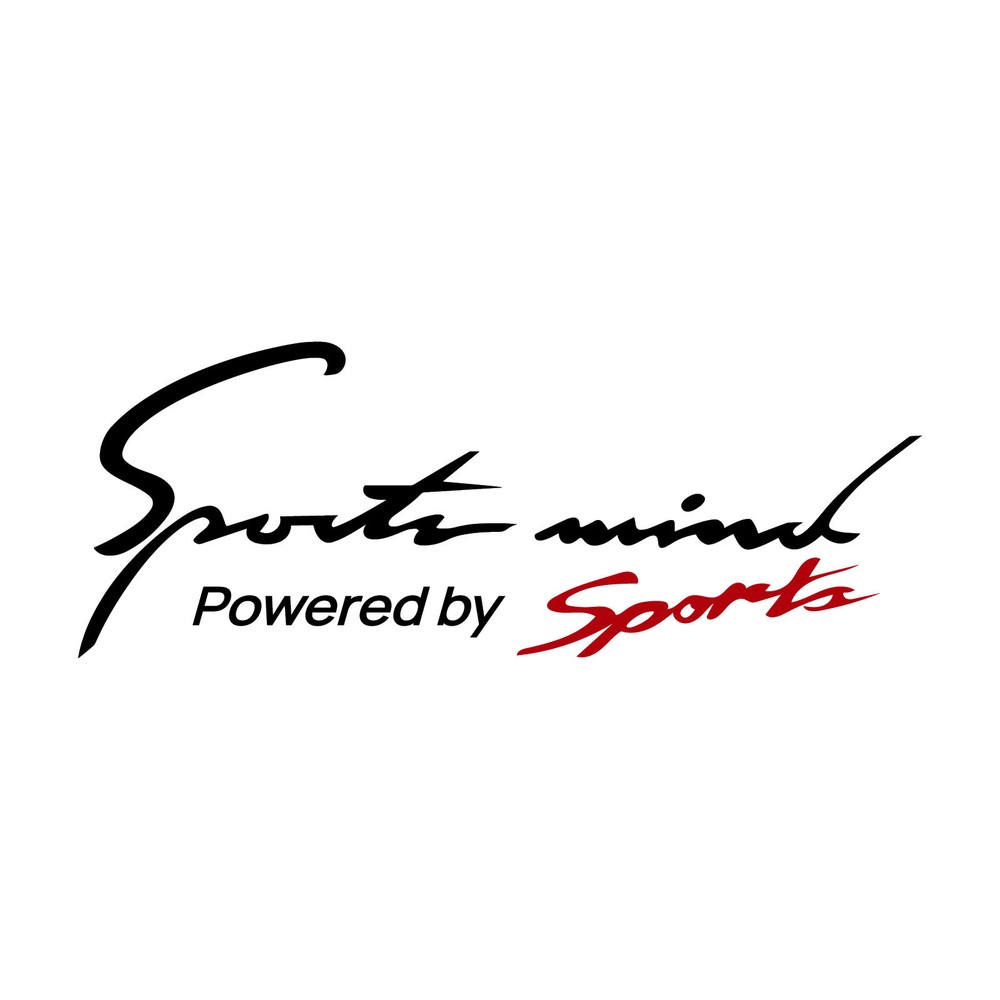 1x SPORTS MIND Powered by SPORTS ( 10″ x 3.75″) Decal Vinyl Stickers Cursive