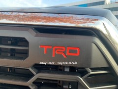 Fits – Toyota Tundra TRD front grill Indent Decal 2022 2023 2024