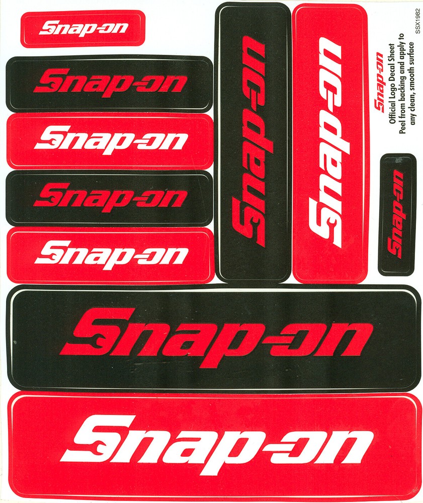 “NEW” Vintage Snap-on Tools Tool Box Sticker Decal Man Cave Garage (10) SSX1982