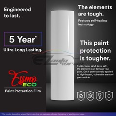 5FTx6FT PPF Gunmetal Gray Gloss Color Vinyl Paint Protection Film Scratch Wrap