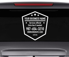 Business Sign Custom Name Advertising Car Lettering Decal kit Truck vinyl BS16